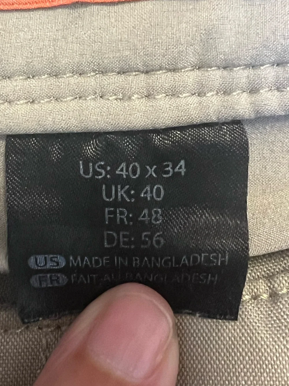 5.11 Tactical Mens Apex Pants Size 40 Color Khaki